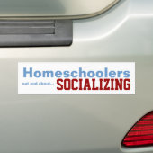 Homeschoolers - autocollant ayant une vie sociale (En voiture)