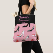 Homeselectie Diva Roze en zwart Tote Bag (Dichtbij)