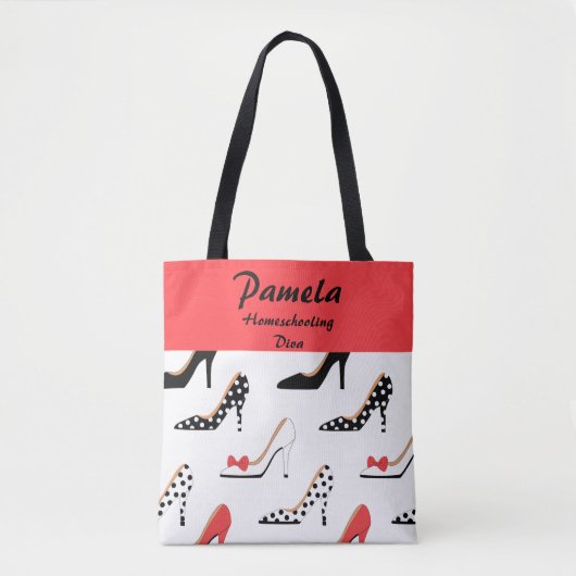 Homeselecting Diva High Heels Tote Bag (Voorkant)
