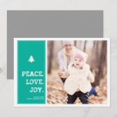 Homestead - Carte photo de vacances - Bleu (Devant / Derrière)