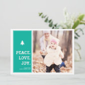 Homestead - Carte photo de vacances - Bleu (Debout devant)