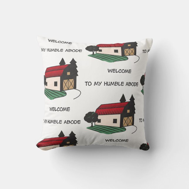 Homestead Door Mat  Kussen (Voorkant)