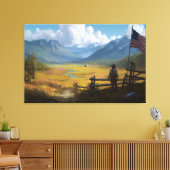 Homestead of the Republic Canvas Afdruk (Insitu (Woonkamer))