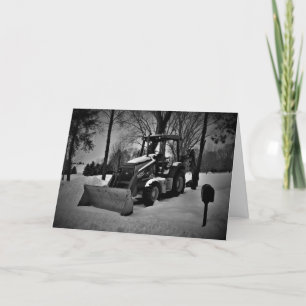 "Homestead Tractor" kerstKaart Kaart