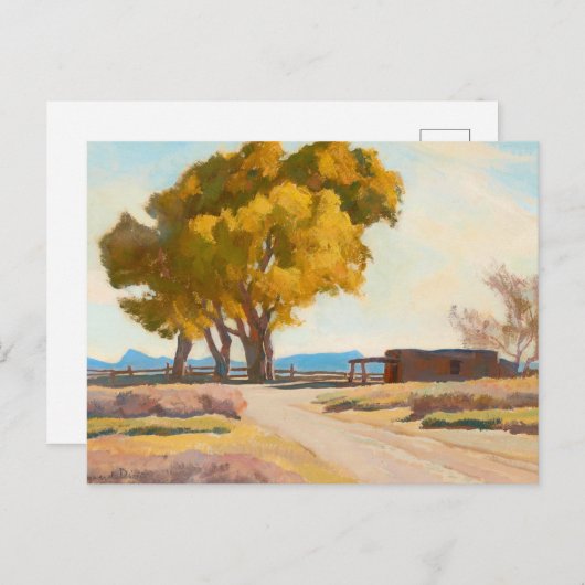 Homestead van Maynard Dixon Briefkaart (Voorkant / Achterkant)