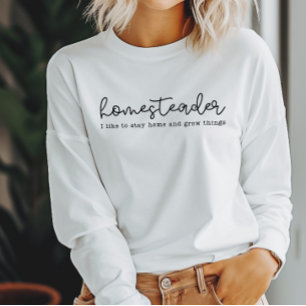Homesteader shirt en Homesteading Mama shirt