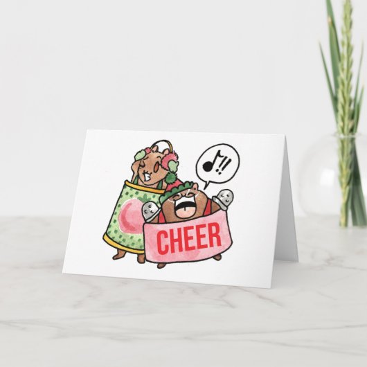 Homestyle et Thimblefist Christmas Carte Cheer (Devant)