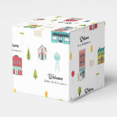 Hometown Buurt Baby shower Bedankdoosjes (Voorkant Zijde)