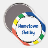 Hometown Shelby Fun Coloris Magnet (Recto/Verso)