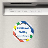 Hometown Shelby Fun Coloris Magnet (In Situ (Lave-vaisselle))