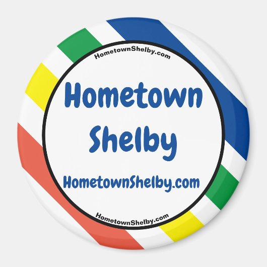 Hometown Shelby Fun Coloris Magnet (Devant)