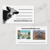 Hometown Shelby Visitekaartje (Voorkant / Achterkant)