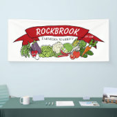 Hometown toevoegen | Boerenmarkt tekenen Spandoek (Beurs)