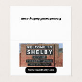 HometownShelby.com Carte de visite plié (Extérieur déplié)
