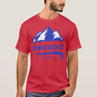 Homewood Mountain ski Lake Tahoe Californië T-shirt