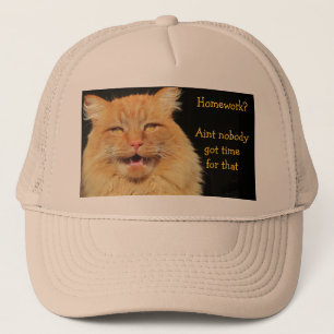 Homework? Aint, daar heeft niemand tijd voor. Trucker Pet