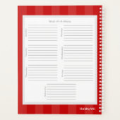 Homework Planner - Teddy Bear - HAMbyWG (Achterkant)