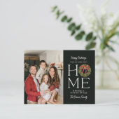 Homey Greeting Moving Faire-part Carte postale (Debout devant)