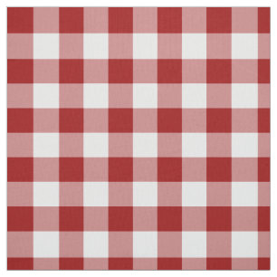 Homey Red en White Gingham Play Fabric Stof