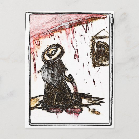 Homicidaal Briefkaart (Voorkant)