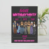 Homies Birthday Invitation Chicana Birthday (Debout devant)