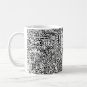 Hommage À Europa - Mug de café noir et blanc