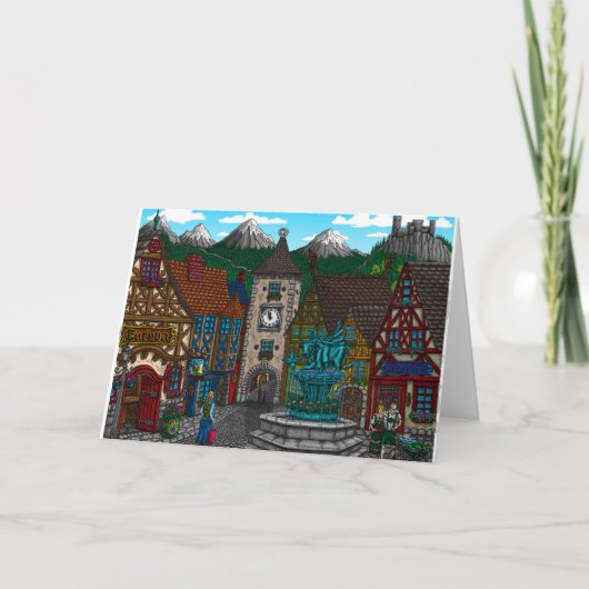 Hommage à la carte de voeux d'Europa (Devant)