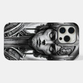 Hommage à Lang Metropolis. Femme futuriste rétro - (Verso Horizontal)