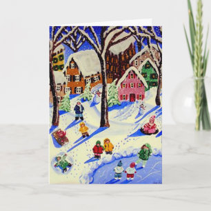 Hommage À Vince Guaraldi Ice Skaters Carte De Vaca