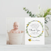 Hommage aan Bij Kaartjes voor Verjaardags Dankjewe Kaart (Staand voorkant)