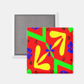 hommage aan de Design van matisse Magneet (Voorkant / Achterkant)
