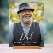 Hommage funéraire commémoratif papa Photo (Neutre)