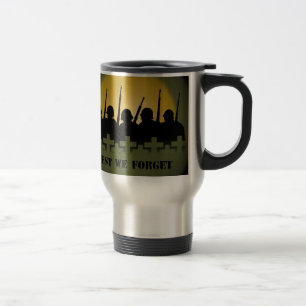 Hommage Militaire Voyage Mug de peur que nous oubl
