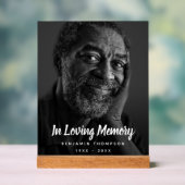 Hommage personnalisé aux funérailles commémorative (Neutre)