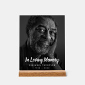 Hommage personnalisé aux funérailles commémorative (Recto)