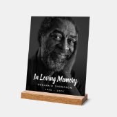 Hommage personnalisé aux funérailles commémorative (Angle)