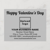 Hommage Valentin d'affaires sur carte postale Grey (Devant)