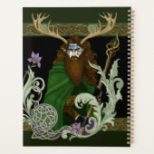 Homme aux bois celtiques verts  (Dos)