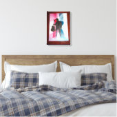 Homme Avec Guitare Étiquette En Toile (Insitu(Chambre))