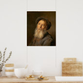 Homme avec un Beret - Jan Lievens Poster d'art (Cuisine)