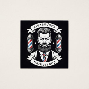 Homme barbu moderne