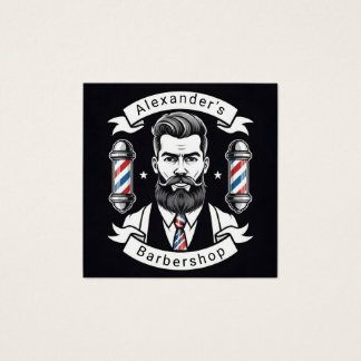 Homme barbu moderne