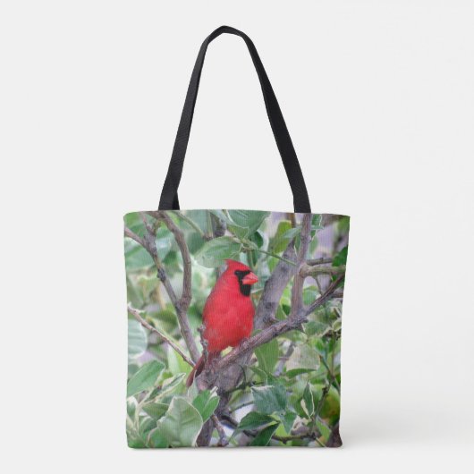 Homme Cardinal - Jardin Bird Sac fourre-tout (Dos)