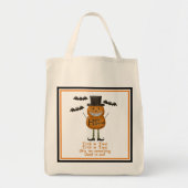 Homme Citrouille Whimsical - Sac à tiques ou à tra (Devant)