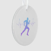 Homme Coureurs Silhouette Gradient (devant)