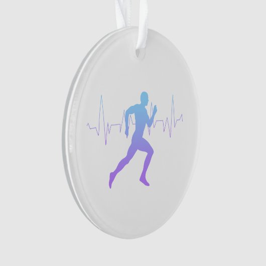 Homme Coureurs Silhouette Gradient (devant)