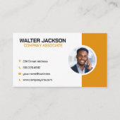 Homme d'affaires au téléphone | CARTE DE VISITE (Devant)