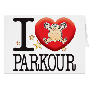 Homme d'amour de Parkour