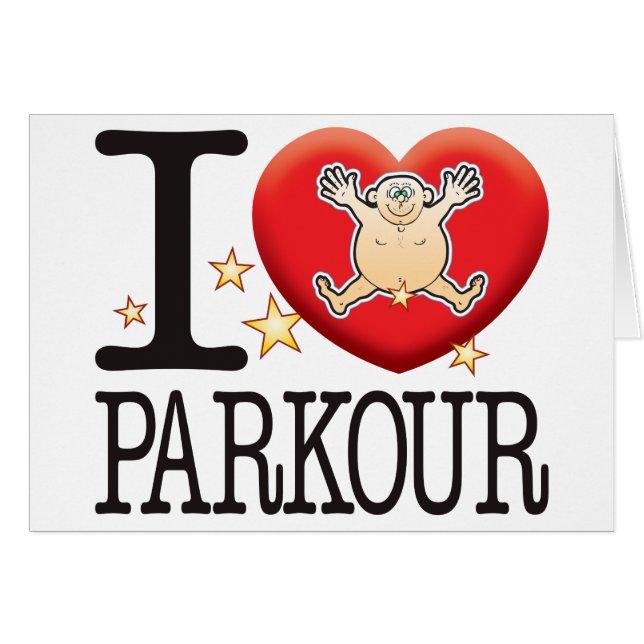 Homme d'amour de Parkour (Devant horizontal)