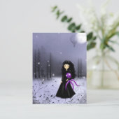 homme dans la carte postale lune (Debout devant)